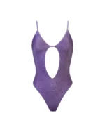 COSTUME DONNA MATINEE INTERO DELLA COLLEZIONE ESTATE 2026. TESSUTO IN LUREX VIOLA