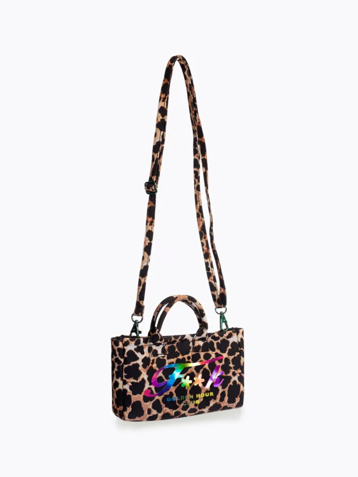 MINI BAG BIMBA EFFEK DELLA STAGIONE ESTATE 2026 IN FANTASIA LEOPARDATA CON TRACOLLA