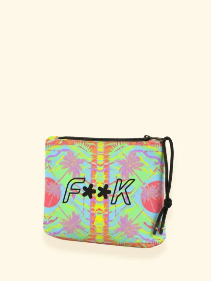 POCHETTE IN NEOPRENE EFFEK DELLA STAGIONE ESTATE 2026. FANTASIA NEI COLORI FLUO