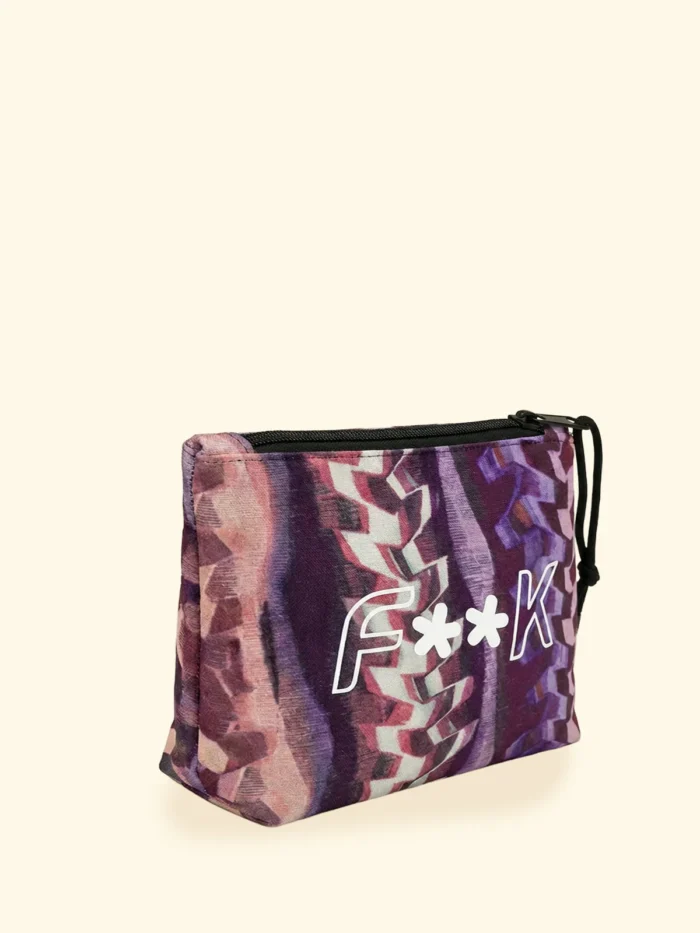 POCHETTE IN NEOPRENE EFFEK DELLA STAGIONE ESTATE 2026. FANTASIA NEI COLORI LILLA, ROSA, VIOLA E BORDEAUX