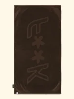 TELO MARE EFFEK IN SPUGNA LEGGERA DELLA COLLEZIONE ESTATE 2026 IN TINTA UNITA COLOR MARRONE