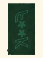 TELO MARE EFFEK IN SPUGNA LEGGERA DELLA COLLEZIONE ESTATE 2026 IN TINTA UNITA COLOR VERDE SCURO