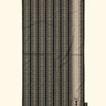 TELO MARE EFFEK IN MICROFIBRA DELLA COLLEZIONE ESTATE 2026. FANTASIA TRIBALE PANNA SU BASE NERA