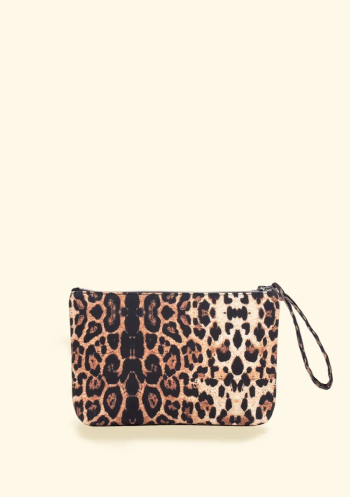 POCHETTE EFFEK IN TELA FANTASIA LEOPARDATA - immagine 3