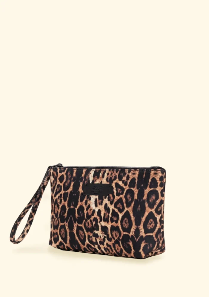 POCHETTE EFFEK IN TELA FANTASIA LEOPARDATA - immagine 2