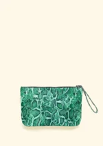 POCHETTE EFFEK IN TELA FANTASIA PITONATA VERDE - immagine 3