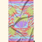 TELO MARE EFFEK IN MICROFIBRA DELLA COLLEZIONE ESTATE 2026. FANTASIA DAI COLORI FLUO