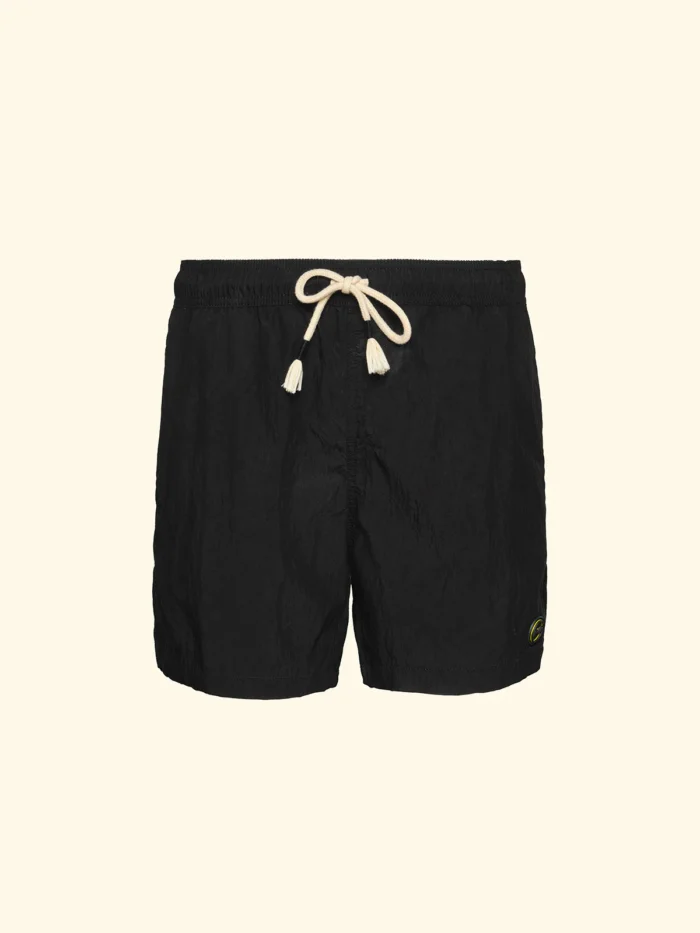 COSTUME UOMO EFFEK A PANTALONCINO TINTA UNITA NERO - immagine 3