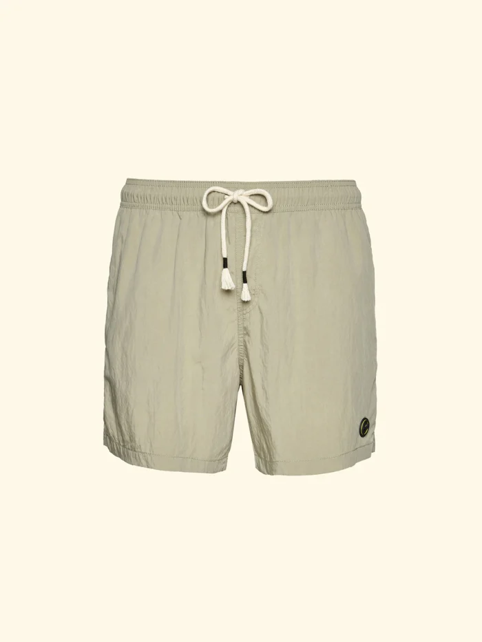 COSTUME UOMO EFFEK PANTALONCINO TINTA UNITA VERDE OLIVA CHIARO - immagine 3