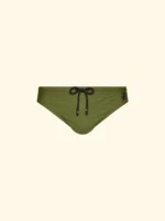 COSTUME UOMO EFFEK A SLIP TINTA UNITA VERDE MILITARE - immagine 3