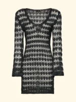 COPRICOSTUME TRAFORATO DONNA EFFEK NERO - immagine 4