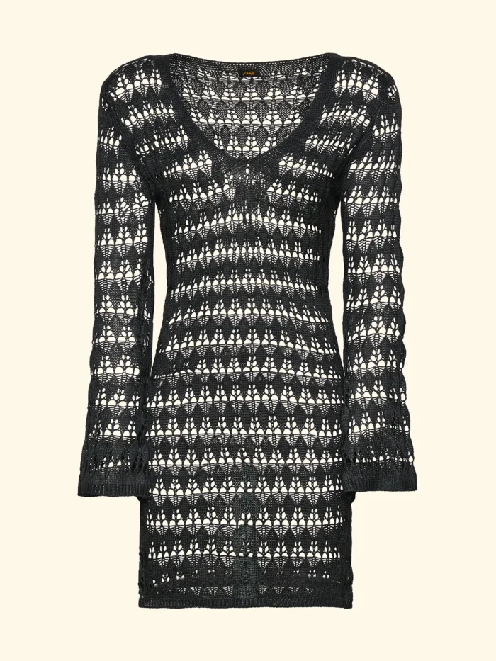 COPRICOSTUME TRAFORATO DONNA EFFEK NERO - immagine 4