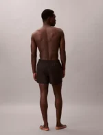 COSTUME UOMO CALVIN KLEIN PANTALONCINO CORTO NERO CON LOGHINO - immagine 3