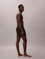 COSTUME UOMO CALVIN KLEIN PANTALONCINO CORTO NERO CON LOGHINO - immagine 5