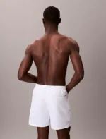 COSTUME UOMO CALVIN KLEIN PANTALONCIO MEDIO BIANCO CON SCRITTA LATERALE - immagine 6