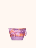 POCHETTE MARE ME FUI IN CANVA FANTASIA LILLA E ARANCIO - immagine 3