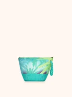 POCHETTE MARE ME FUI IN CANVA FANTASIA NEI COLORI DELL'AZZURRO E DEL VERDE - immagine 3