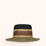 CAPPELLO IN RAFIA ME FUI DELLA COLLEZIONE ESTATE 2026 NEI COLORI MARRONE, NERO E NATURALE