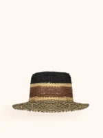 CAPPELLO IN RAFIA ME FUI DELLA COLLEZIONE ESTATE 2026 NEI COLORI MARRONE, NERO E NATURALE