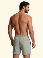 COSTUME UOMO EFFEK PANTALONCINO TINTA UNITA VERDE OLIVA CHIARO - immagine 2