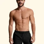 COSTUME UOMO EFFEK A PANTALONCINO DELLA COLLEZIONE ESTATE 2026. TINTA UNITA NERO