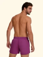 COSTUME UOMO EFFEK A PANTALONCINO CORTO TINTA UNITA VIOLA - immagine 2