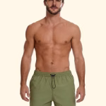 COSTUME UOMO EFFEK A PANTALONCINO DELLA STAGIONE ESTATE 2026. COLORE VERDE MILITARE