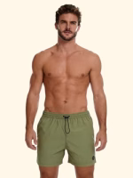 COSTUME UOMO EFFEK A PANTALONCINO DELLA STAGIONE ESTATE 2026. COLORE VERDE MILITARE