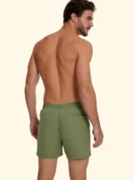 COSTUME UOMO EFFEK PANTALONCINO VERDE MILITARE - immagine 2