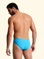 COSTUME UOMO EFFEK A SLIP TINTA UNITA AZZURRO - immagine 2