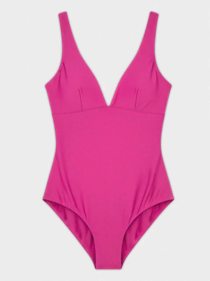 COSTUME DONNA GISELA INTERO SENZA FERRETTO, TAGLIO LASER COLOR FUCSIA - immagine 4