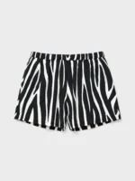 SHORT DONNA GISELA IN VISCOSA FANTASIA ZEBRATA - immagine 4