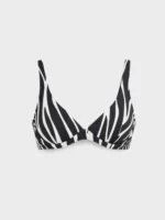 COSTUME DONNA GISELA TRIANGOLO NON IMBOTTITO CON FERRETTO, SLIP REGOLARE FANTASIA ZEBRATA - immagine 7