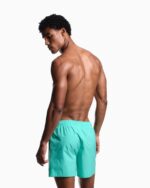 COSTUME UOMO EMPORIO ARMANI PANTALONCINO MODELLO CLASSICO TINTA UNITA COLOR VERDE ACQUA - immagine 3