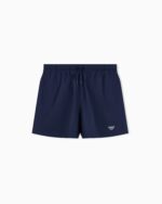 COSTUME UOMO EMPORIO ARMANI A PANTALONCINO DELLA STAGIONE ESTATE 2026. CLASSICO MODELLO TINTA UNITA NEL COLOR BLU NAVY