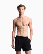 COSTUME UOMO EMPORIO ARMANI CLASSICO PANTALONCINO TINTA UNITA NEL COLORE NERO - immagine 2