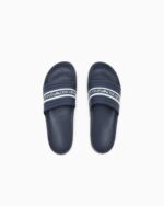 CIABATTA EMPORIO ARMANI UOMO BLU CON FASCIA BIANCA LOGATA - immagine 7