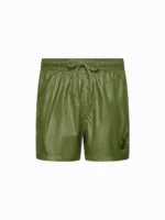 COSTUME BIMBO EFFEK A PANTALONCINO DELLA STAGIONE ESTATE 2026. TINTA UNITA NEL COLOR VERDE MILITARE