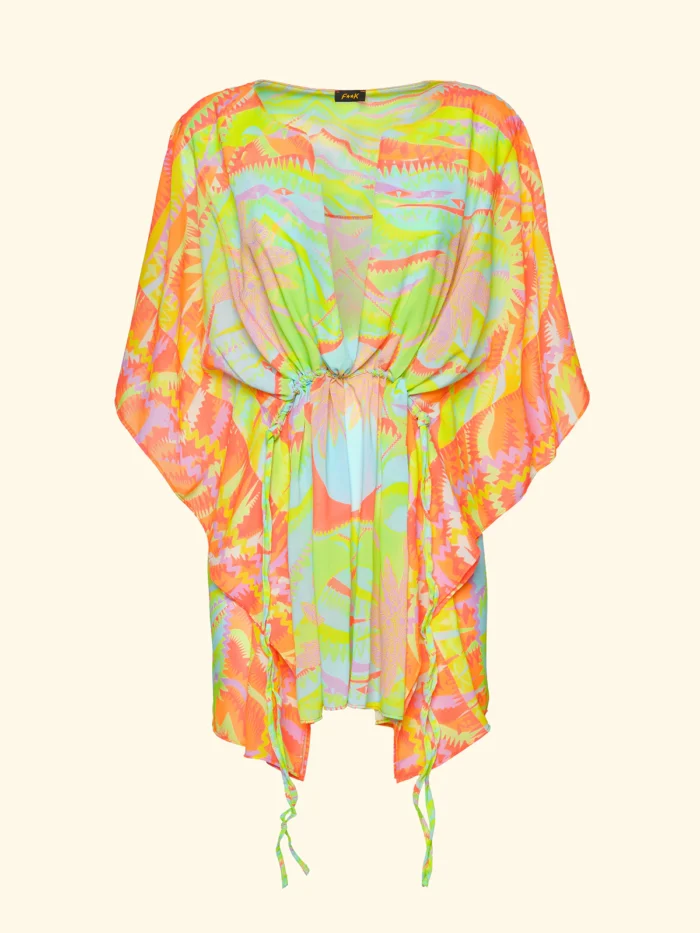 COPRICOSTUME DONNA EFFEK FANTASIA DAI COLORI FLUO CON COULISSE IN VITA - immagine 3