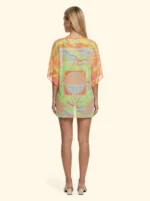 COPRICOSTUME DONNA EFFEK FANTASIA DAI COLORI FLUO CON COULISSE IN VITA - immagine 2