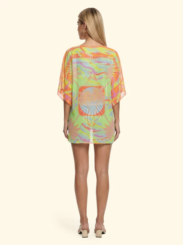 COPRICOSTUME DONNA EFFEK FANTASIA DAI COLORI FLUO CON COULISSE IN VITA - immagine 2
