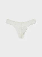 COMPLETO INTIMO DONNA GISELA BUSTIER CON FERRETTO E COPPA PREFORMATA, BRASILIANA COLOR BIANCO SPORCO SATINATO - immagine 6