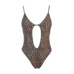 COSTUME DONNA MATINEE DELLA STAGIONE ESTATE 2026. INTERO EVERGREEN LEOPARDATO CON IMBOTTITURA ESTRAIBILE