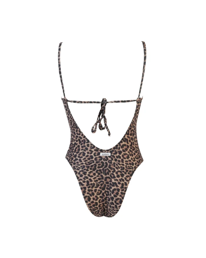 COSTUME DONNA MATINEE DELLA STAGIONE ESTATE 2026. INTERO EVERGREEN LEOPARDATO CON IMBOTTITURA ESTRAIBILE