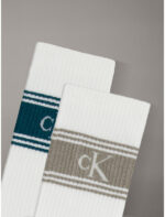 CALZINI UOMO CALVIN KLEIN IN SPUGNA LEGGERA CONFEZIONE IN LATTA DA 4 MULTICOLOR - immagine 3