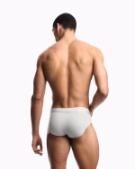 SLIP UOMO EMPORIO ARMANI IN MORBIDO MODAL GRIGIO CHIARO - immagine 4