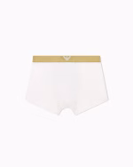 BOXER UOMO EMPORIO ARMANI IN COTONE BIANCO CON BANDA DORATA E LOGO CENTRALE - immagine 3