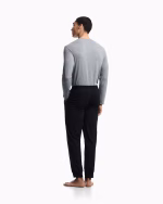 PIGIAMA UOMO EMPORIO ARMANI IN COTONE MAGLIA GRIGIA E PANTALONE BLU - immagine 4