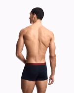 3 BOXER UOMO EMPORIO ARMANI IN COTONE CON LOGO NUOCO ROSSA, BLU E BIANCA - immagine 4