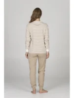 PIGIAMA DONNA HAPPY PEOPLE RIGHINE PANNA E BEIGE "SE MI CERCHI SONO A LETTO CON L'ORSETTO" - immagine 3